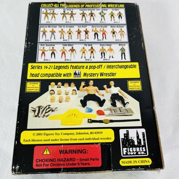 Figures Toy Co Captain Lou Albano Legends Wrestling Figure WWF Wwe 2001 - Picture 9 of 10
